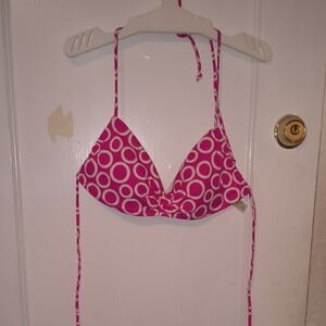 Victoria's Secret | Pink and White Bikini Top